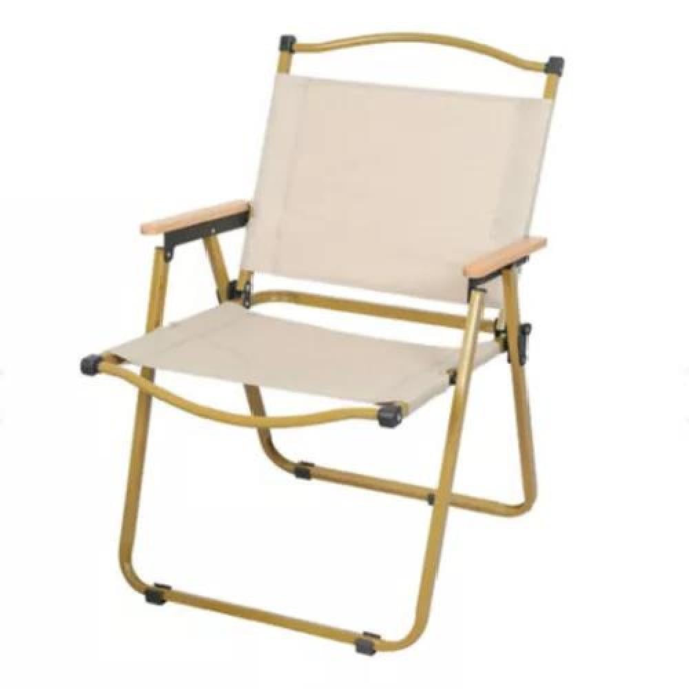 SILLA KERMIT PLEGABLE PORTÁTIL PARA CAMPING Y PESCA CREMA - 2