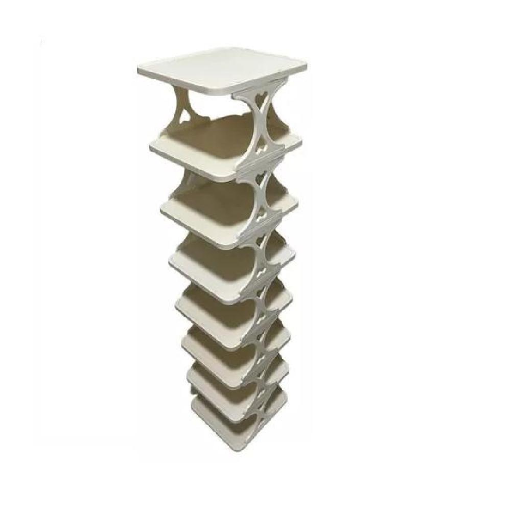 ORGANIZADOR ZAPATOS 8 NIVELES BLANCO - 3