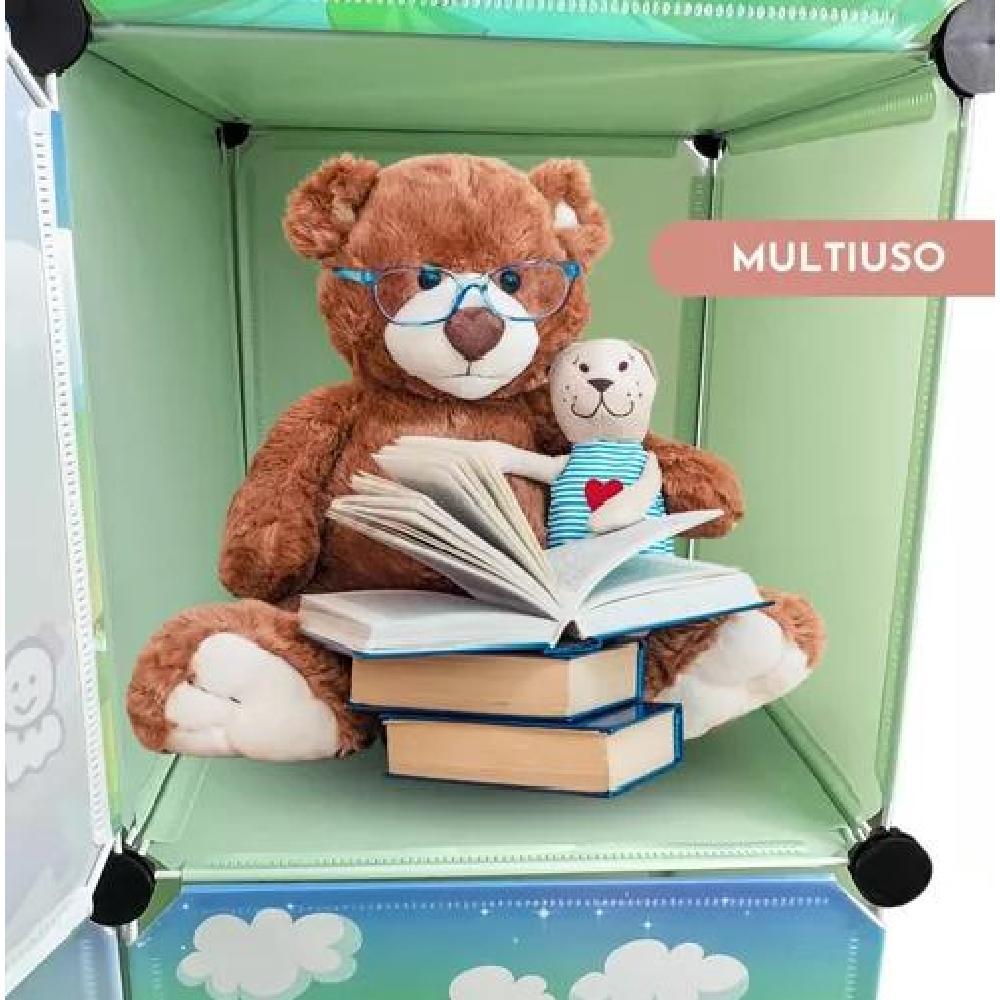 ORGANIZADOR INFANTIL MODULAR CLOSET VERDE - 4