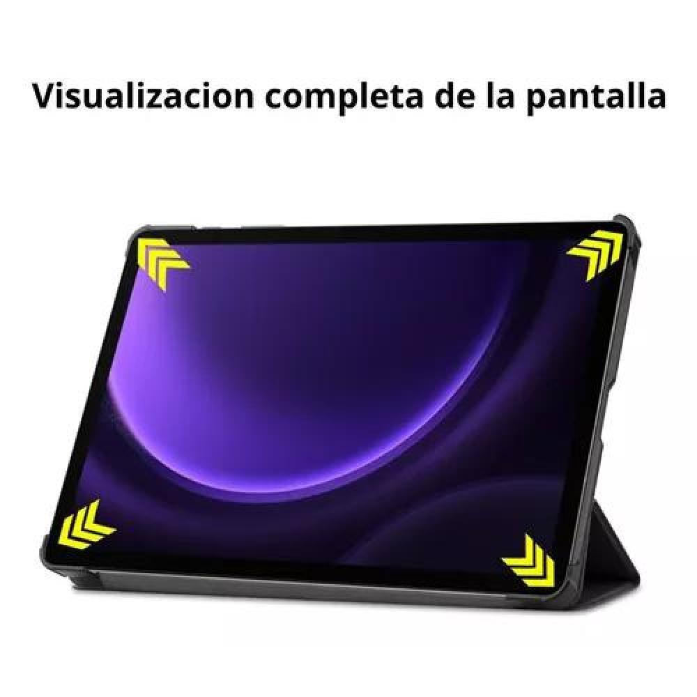 FUNDA CARCASA PARA TABLET SAMSUNG S9/S9 FE SM-X510/X710, COLOR MORADO - 4