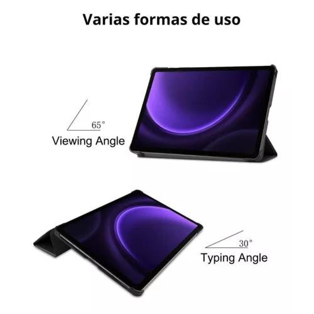 FUNDA CARCASA PARA TABLET SAMSUNG S9/S9 FE SM-X510/X710, COLOR MORADO - 5