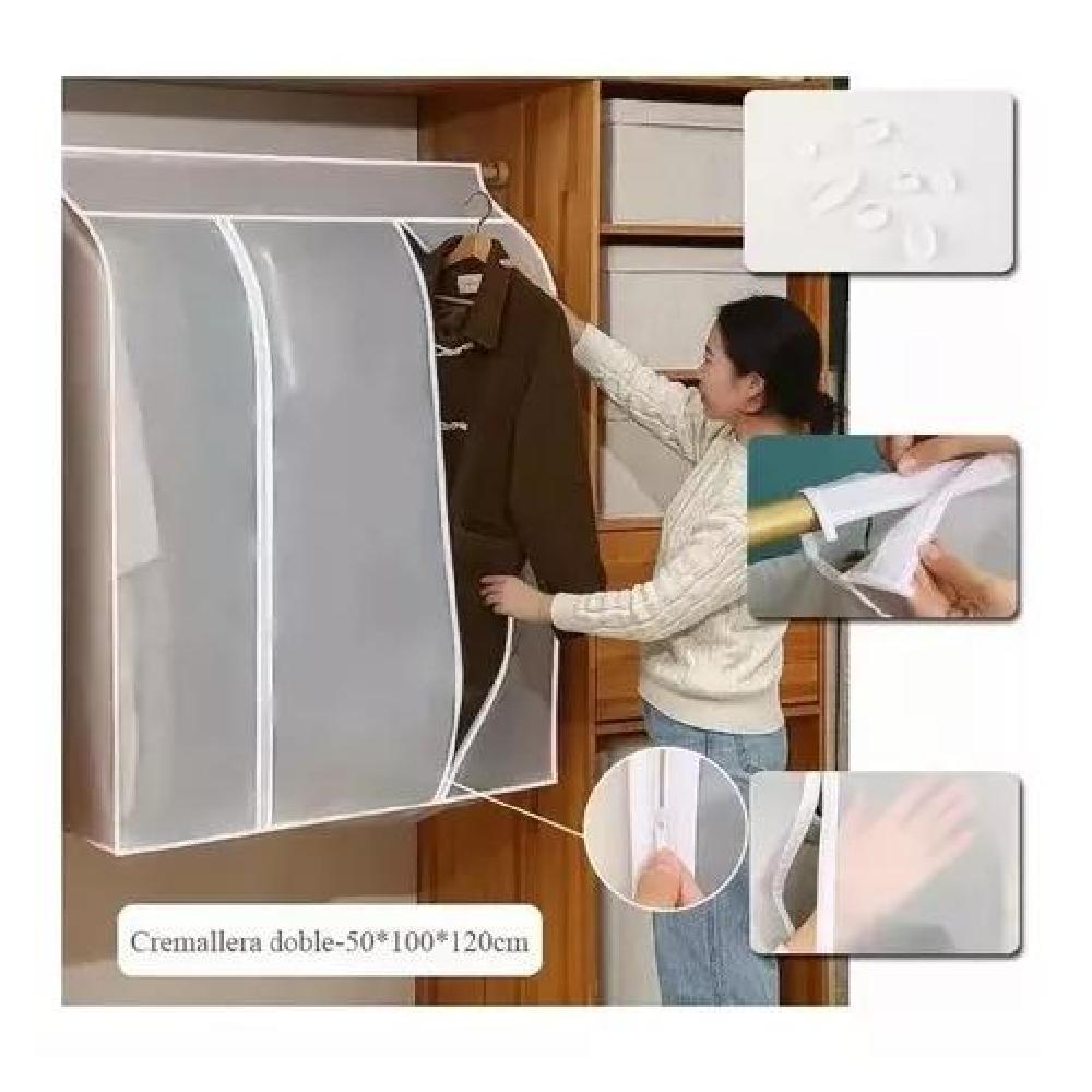 ORGANIZADOR ROPA Y BOLSAS FUNDA PROTECTORA BLANCO - 4