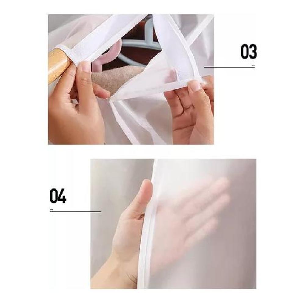 ORGANIZADOR ROPA Y BOLSAS FUNDA PROTECTORA BLANCO - 5
