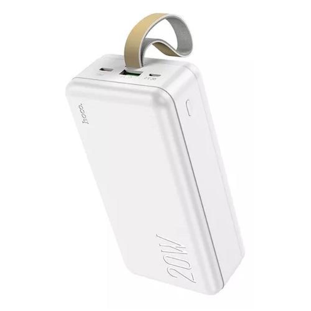 HOCO POWER BANK 30,000 MAH J87B PARA IPHONE Y ANDROID, COLOR BLANCO - 1