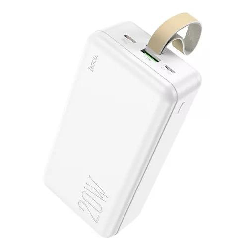 HOCO POWER BANK 30,000 MAH J87B PARA IPHONE Y ANDROID, COLOR BLANCO - 2