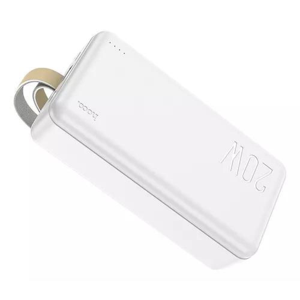 HOCO POWER BANK 30,000 MAH J87B PARA IPHONE Y ANDROID, COLOR BLANCO - 4