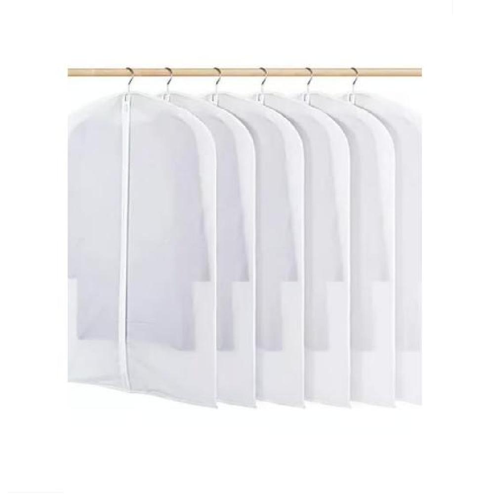 BOLSA COLGANTE ROPA 8 PCS BLANCO - 2