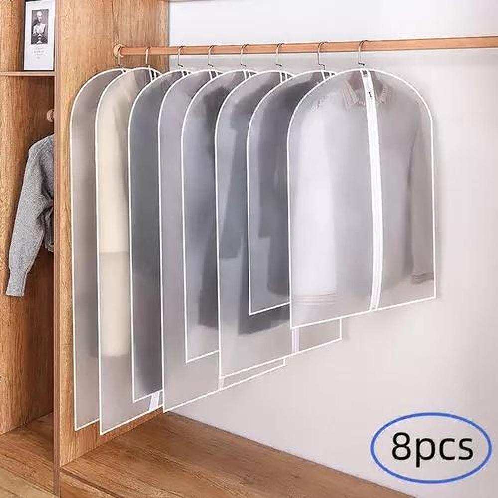 BOLSA COLGANTE ROPA 8 PCS BLANCO - 3