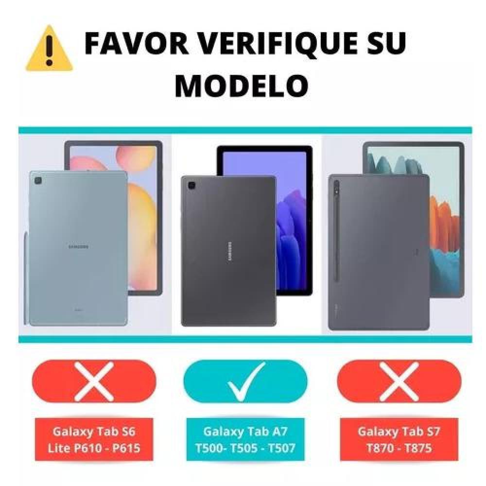 FUNDA PARA TABLET SAMSUNG GALAXY TAB A7 T500 DE 10.4, COLOR ROSADO - 6
