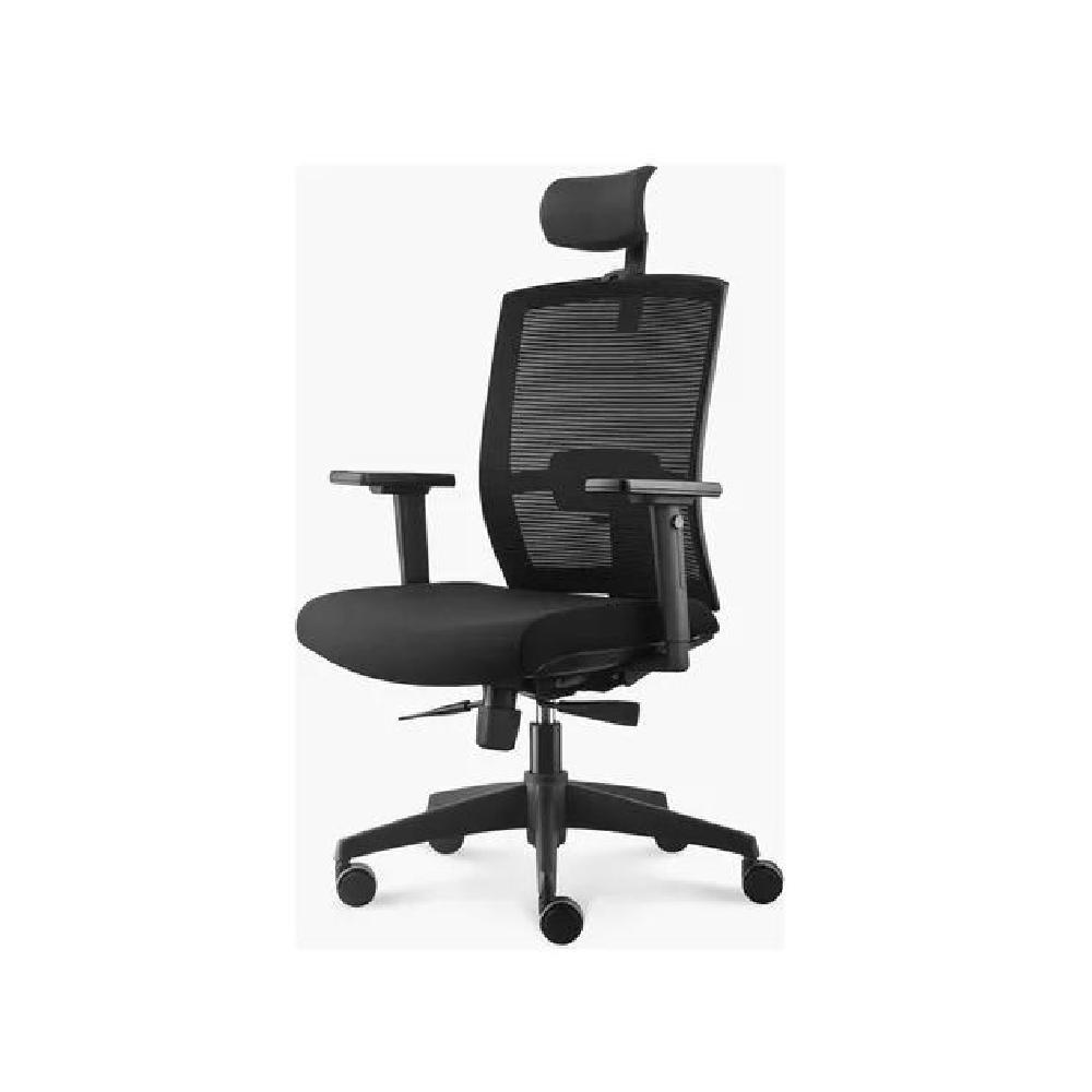 SILLA OFICINA TAYLOR SYNCRO CON CABECERO NEGRO - 2