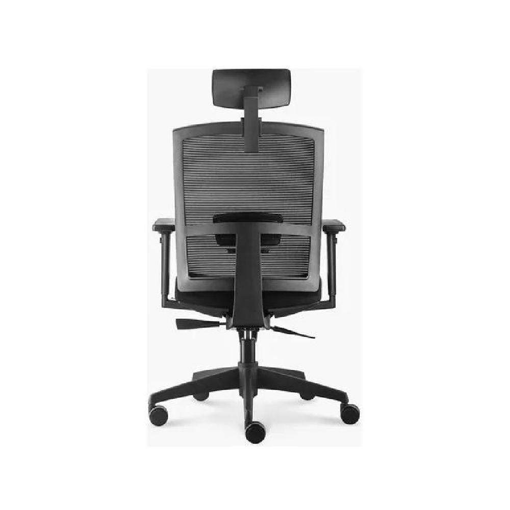 SILLA OFICINA TAYLOR SYNCRO CON CABECERO NEGRO - 4
