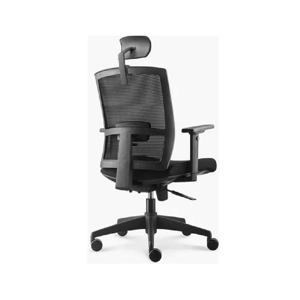 SILLA OFICINA TAYLOR SYNCRO CON CABECERO NEGRO - 5