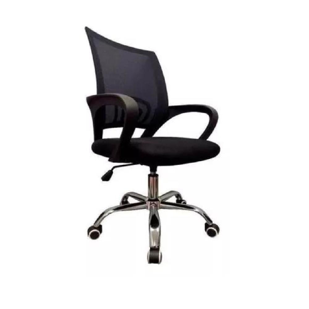 SILLA ESCRITORIO ERGONÓMICA LUMAX EZRI CON TAPIZADO MESH NEGRO - 1