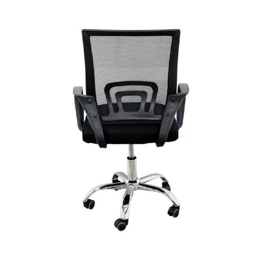 SILLA ESCRITORIO ERGONÓMICA LUMAX EZRI CON TAPIZADO MESH NEGRO - 6