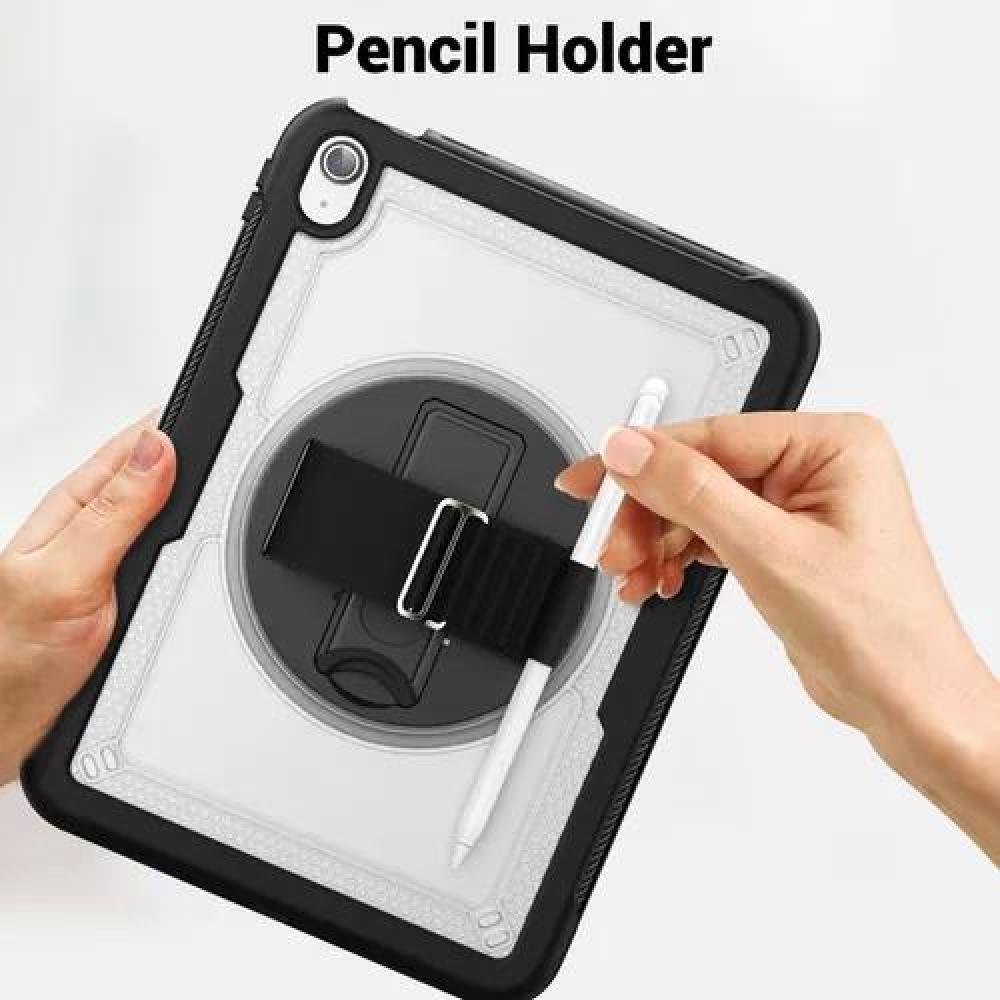 MICA Y FUNDA PARA IPAD 10 GENERACIÓN (10.9') A2696/A2757, CORREA NEGRA - 5
