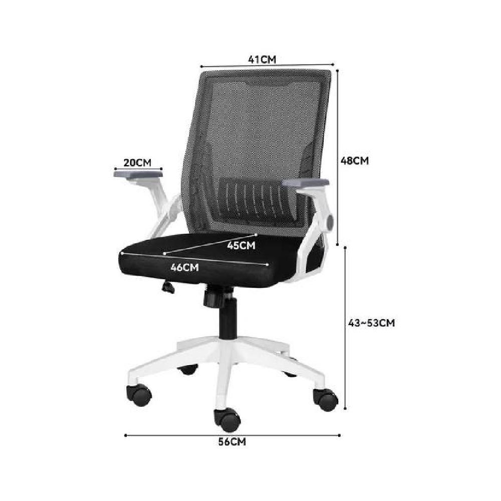 SILLA ERGONÓMICA OFICINA CARLA GIRATORIA CON ASIENTO MEMORIA NEGRO - 2