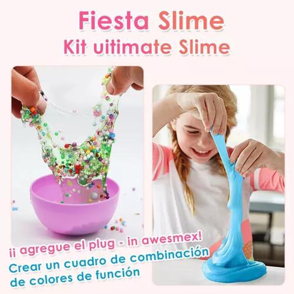 SET BRICOLAJE HACER SLIME 120 PIEZAS 24 COLORES - 4