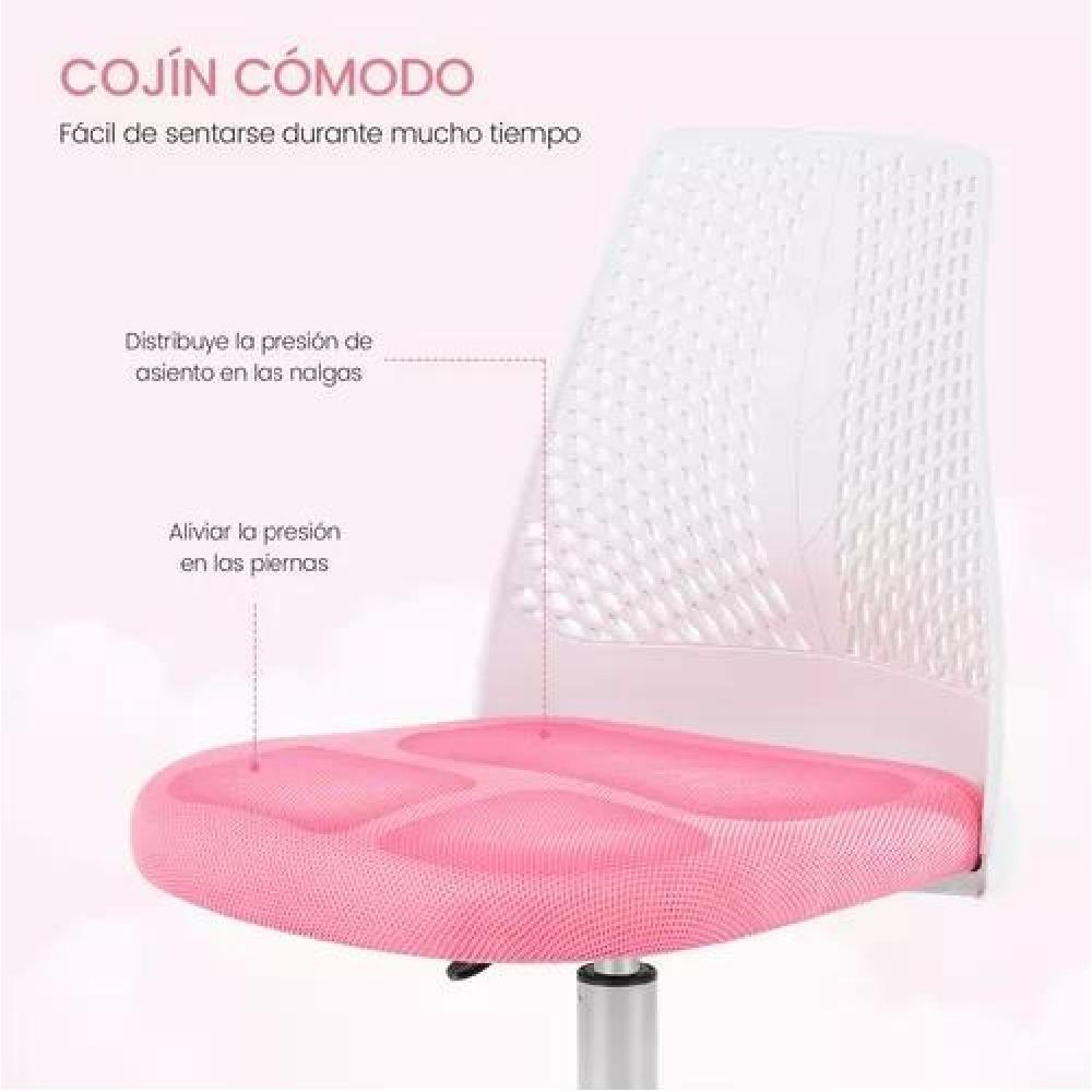 SILLA OFICINA ERGONÓMICA CON SOPORTE LUMBAR MULTICOLOR - 5