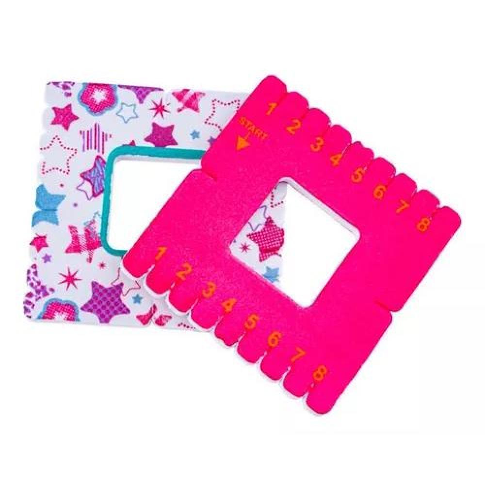 SET MOSTACILLAS HACER PULSERAS HILO DIY MANUALIDADES NIÑOS - 3