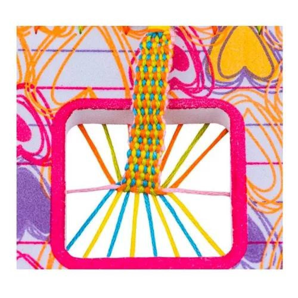 SET MOSTACILLAS HACER PULSERAS HILO DIY MANUALIDADES NIÑOS - 5