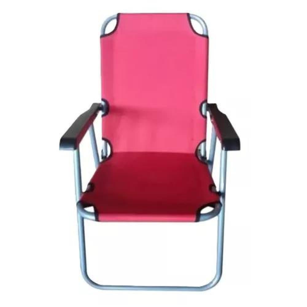 SILLAS PLEGABLES PORTÁTILES PARA CAMPING Y PLAYA ROJAS - 1