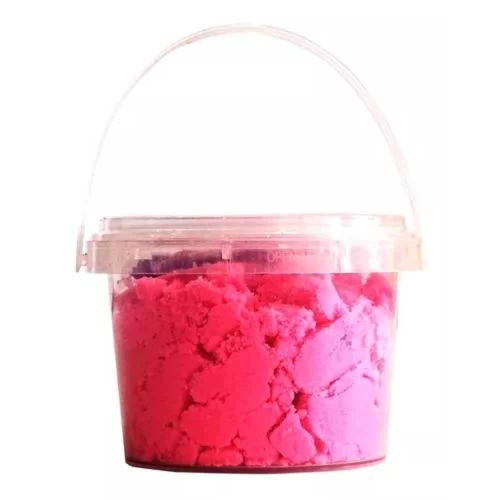 SET ARENA MÁGICA CON MOLDES 500 G SLIME FUCSIA - 1