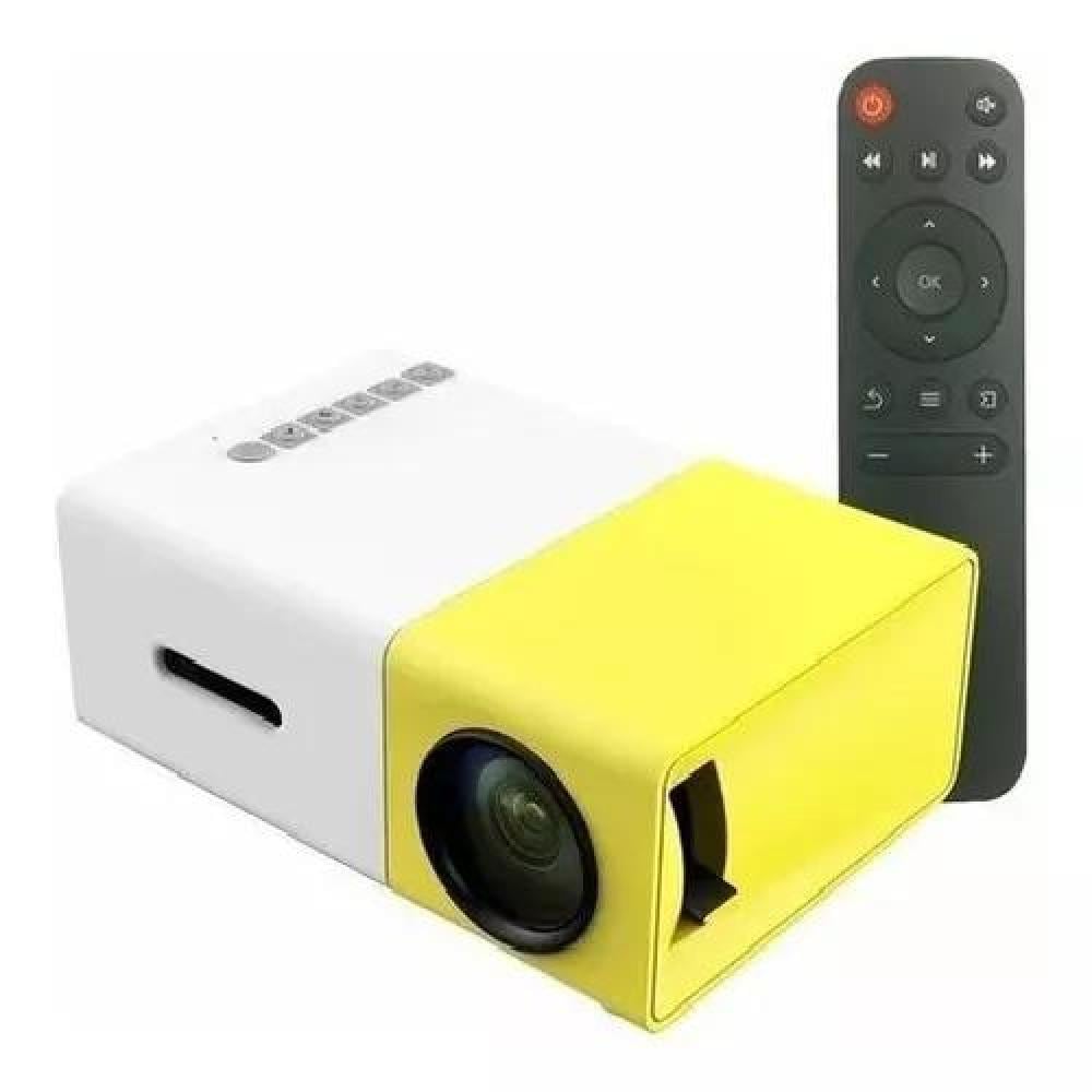 MINI PROYECTOR PORTÁTIL FULL HD MINI PROJECTOR T3 AMARILLO - 1