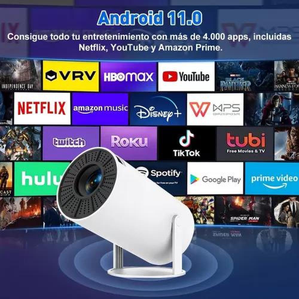 PROYECTOR MINI PORTÁTIL PROFESIONAL 4K HD LED 1080P 9000 LM - 3