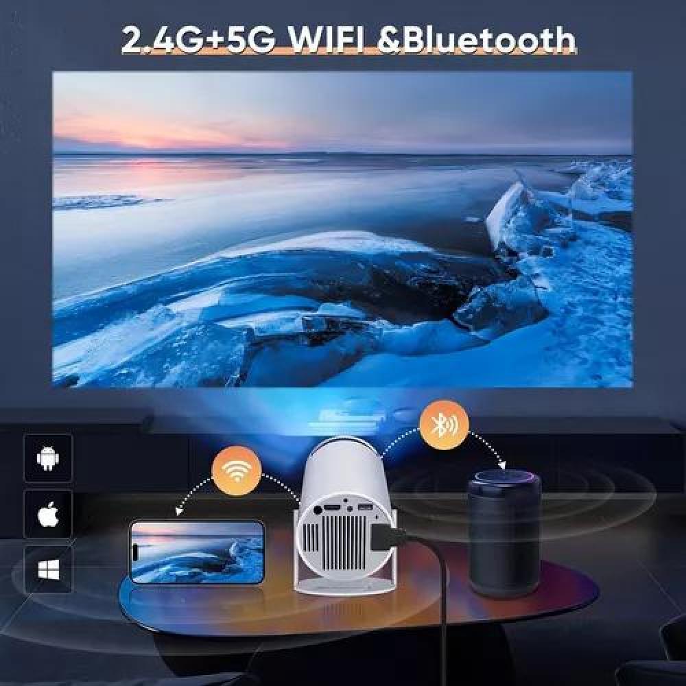 PROYECTOR MINI PORTÁTIL PROFESIONAL 4K HD LED 1080P 9000 LM - 4