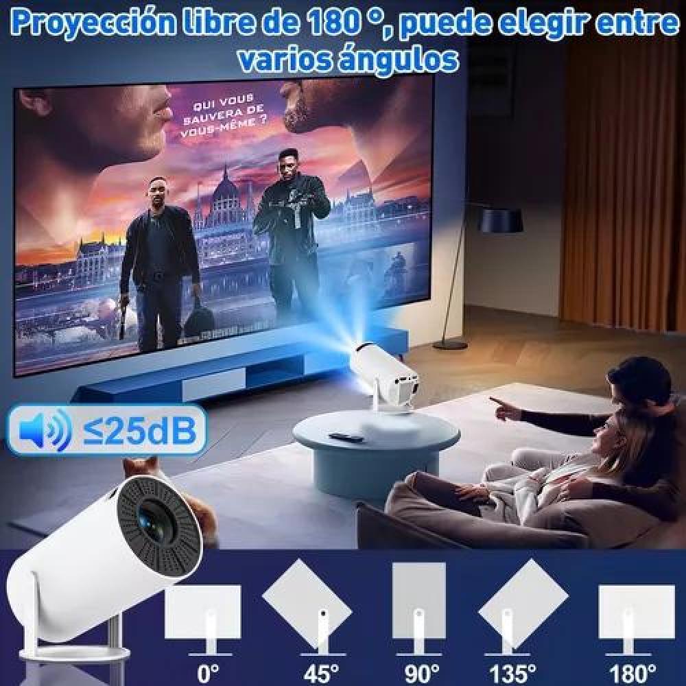 PROYECTOR MINI PORTÁTIL PROFESIONAL 4K HD LED 1080P 9000 LM - 6