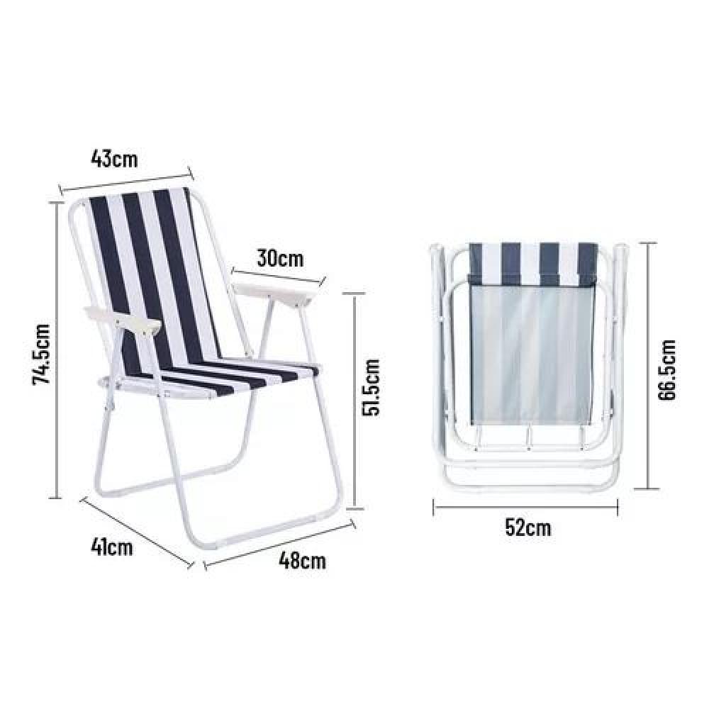 SILLA DE PLAYA PLEGABLE VIOLETA - 4