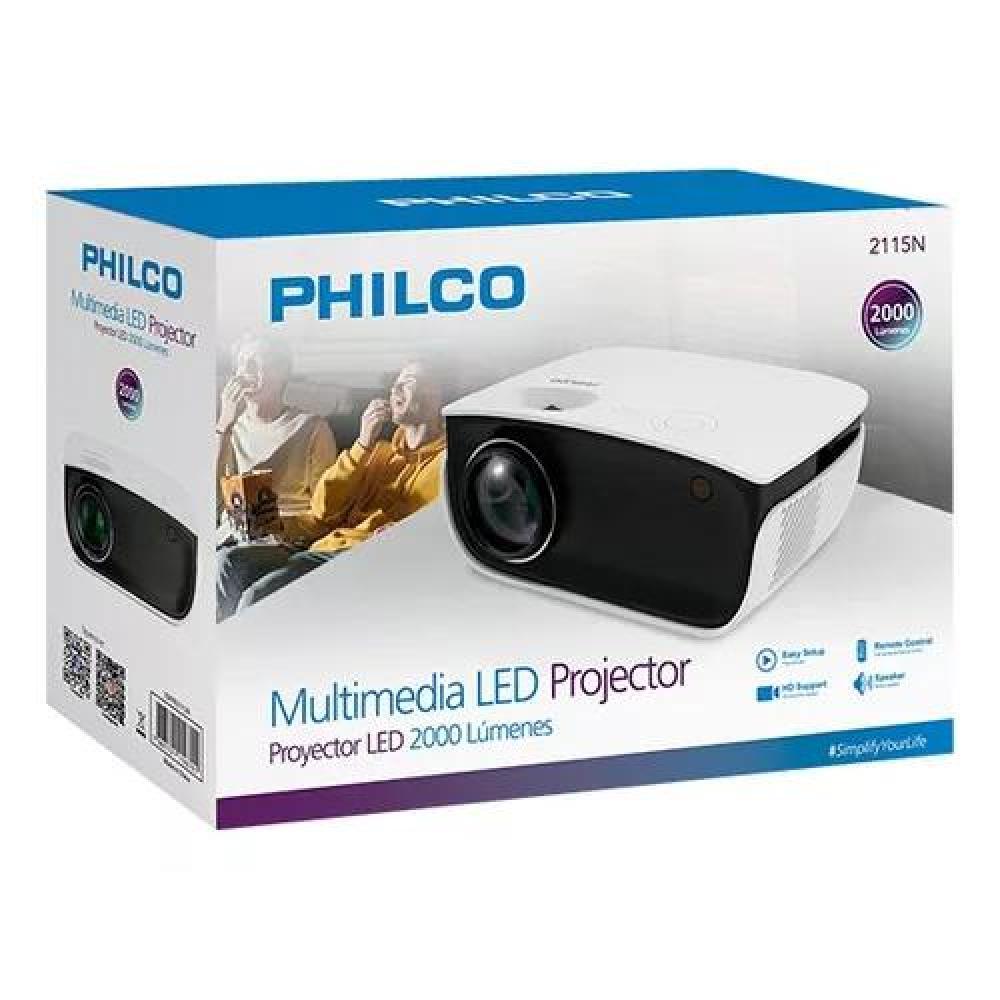 PROYECTOR PHILCO 2000 LÚMENES 1080P BLANCO - 7