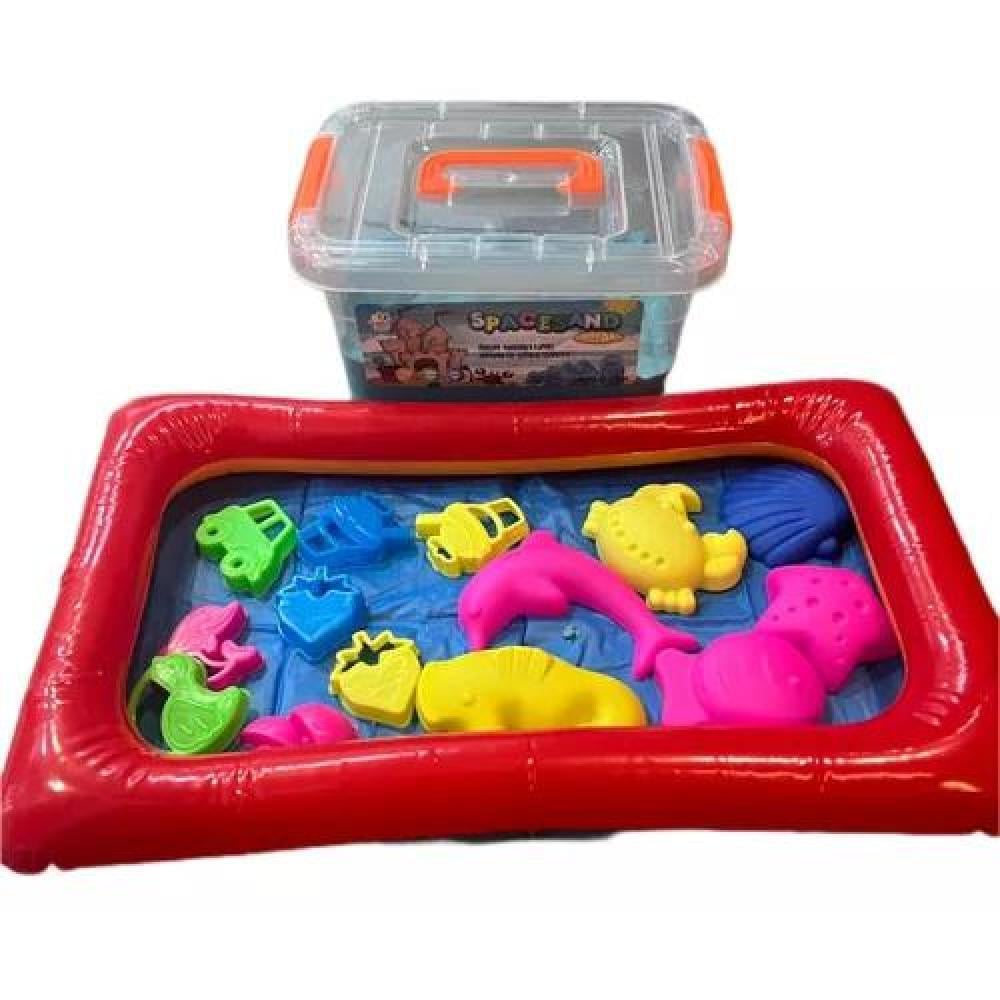 SLIME ARENA MÁGICA POR KILO + 11 ACCESORIOS + PISCINA KIT MULTICOLOR - 1