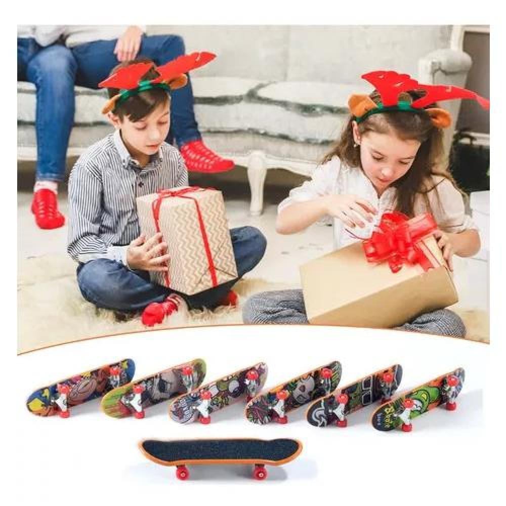 SET DE 12 MINI JUEGOS DE SKATE PARA DEDOS CON ACCESORIOS - 3