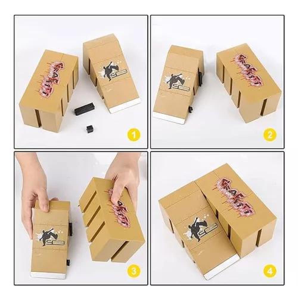 SET DE 12 MINI JUEGOS DE SKATE PARA DEDOS CON ACCESORIOS - 6