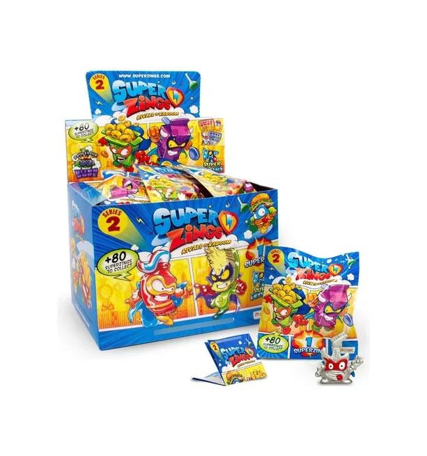 SUPERZINGS SOBRES CON  10 FIGURITAS - 2