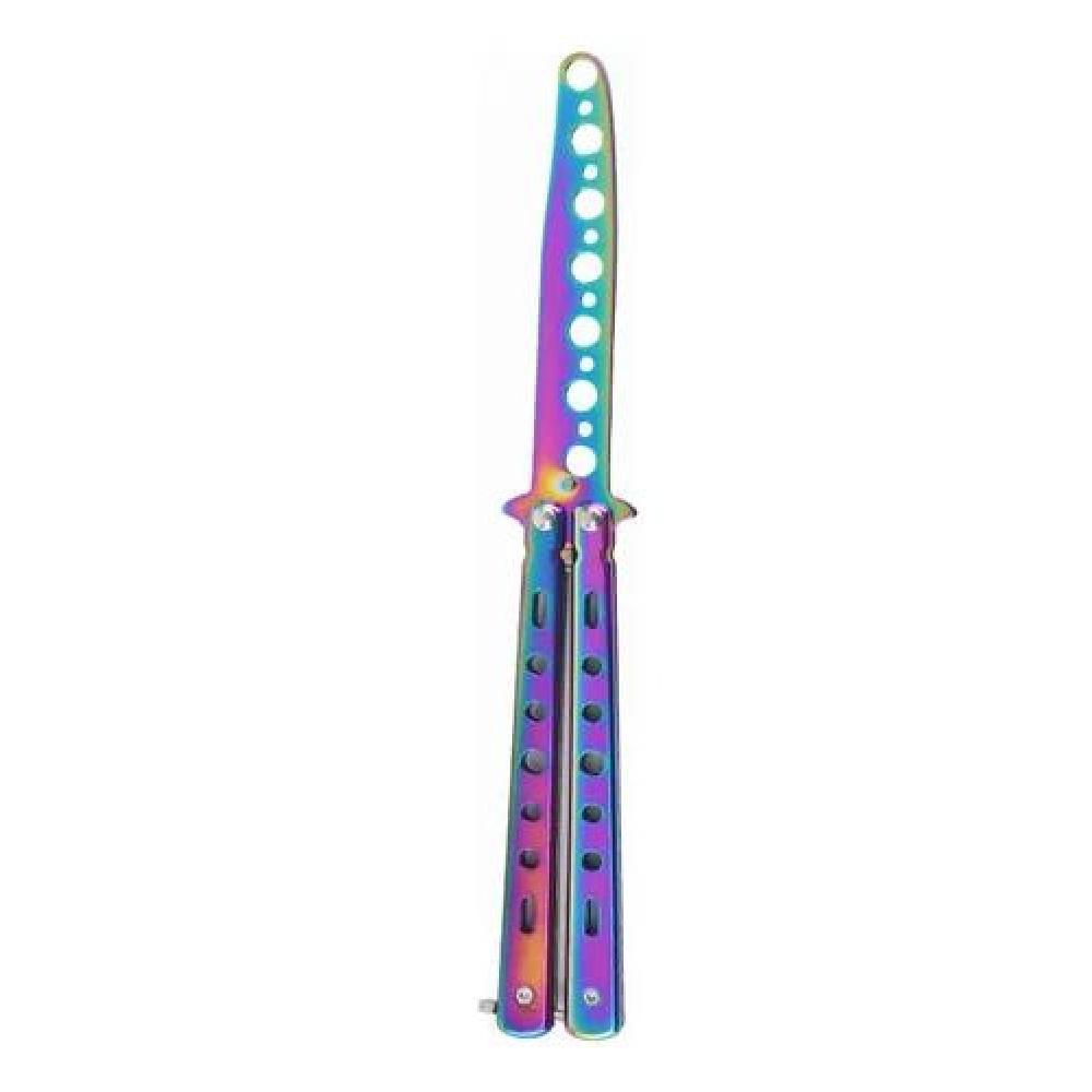 CUCHILLO NAVAJA MARIPOSA PARA PRÁCTICA ENTRENAMIENTO MARIPOS - 2