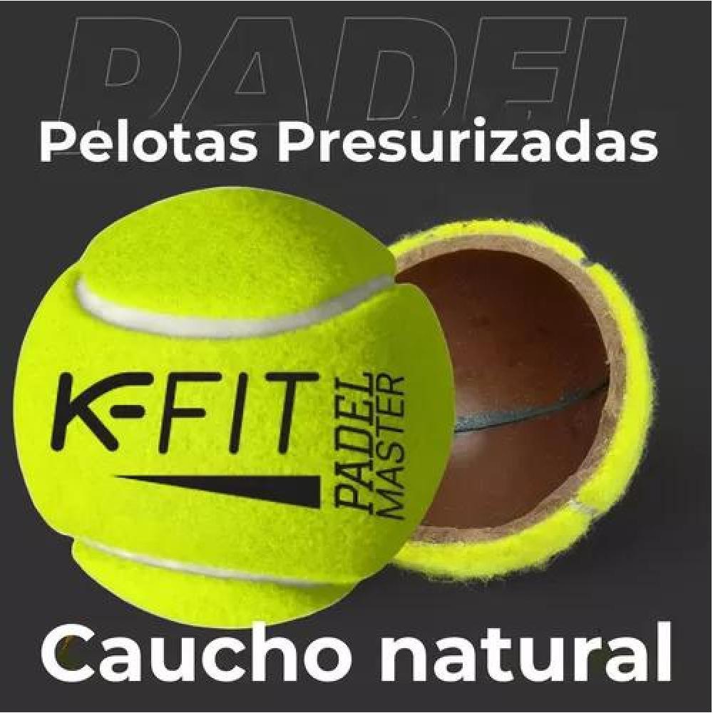 PACK 6 TARROS PELOTAS PADEL K-FIT 18 UNIDADES - 5