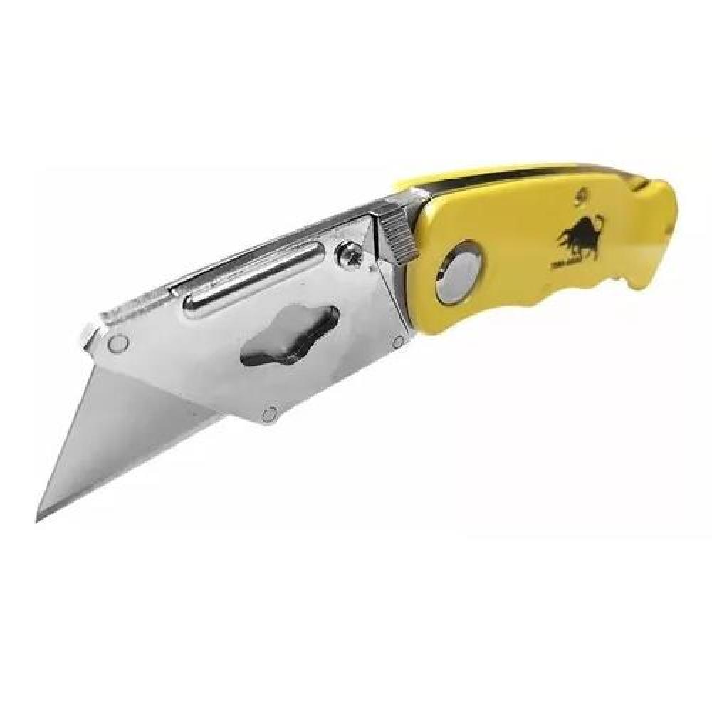 CUCHILLO CARTONERO RETRACTIL TIPO NAVAJA REPUESTO 6 HOJAS - 2