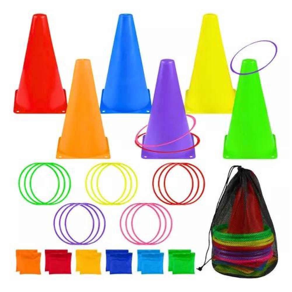 PACK ENTRENAMIENTO CONOS + BOLSAS DE ARENA + AROS AGILIDAD - 1
