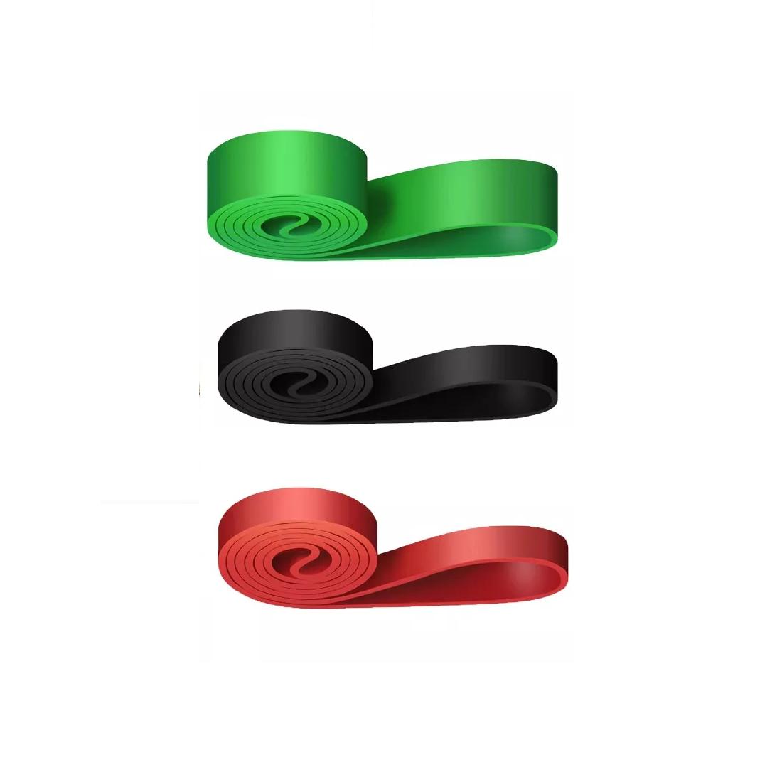 KIT BANDAS ELÁSTICAS DE RESISTENCIA PULL UP CROSSFIT GYM 3PK - 2