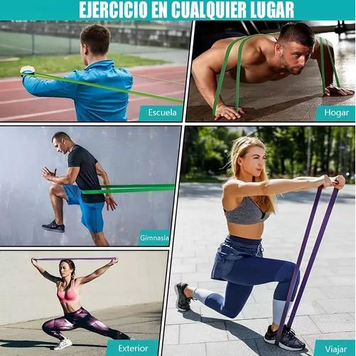 KIT BANDAS ELÁSTICAS DE RESISTENCIA PULL UP CROSSFIT GYM 3PK - 8