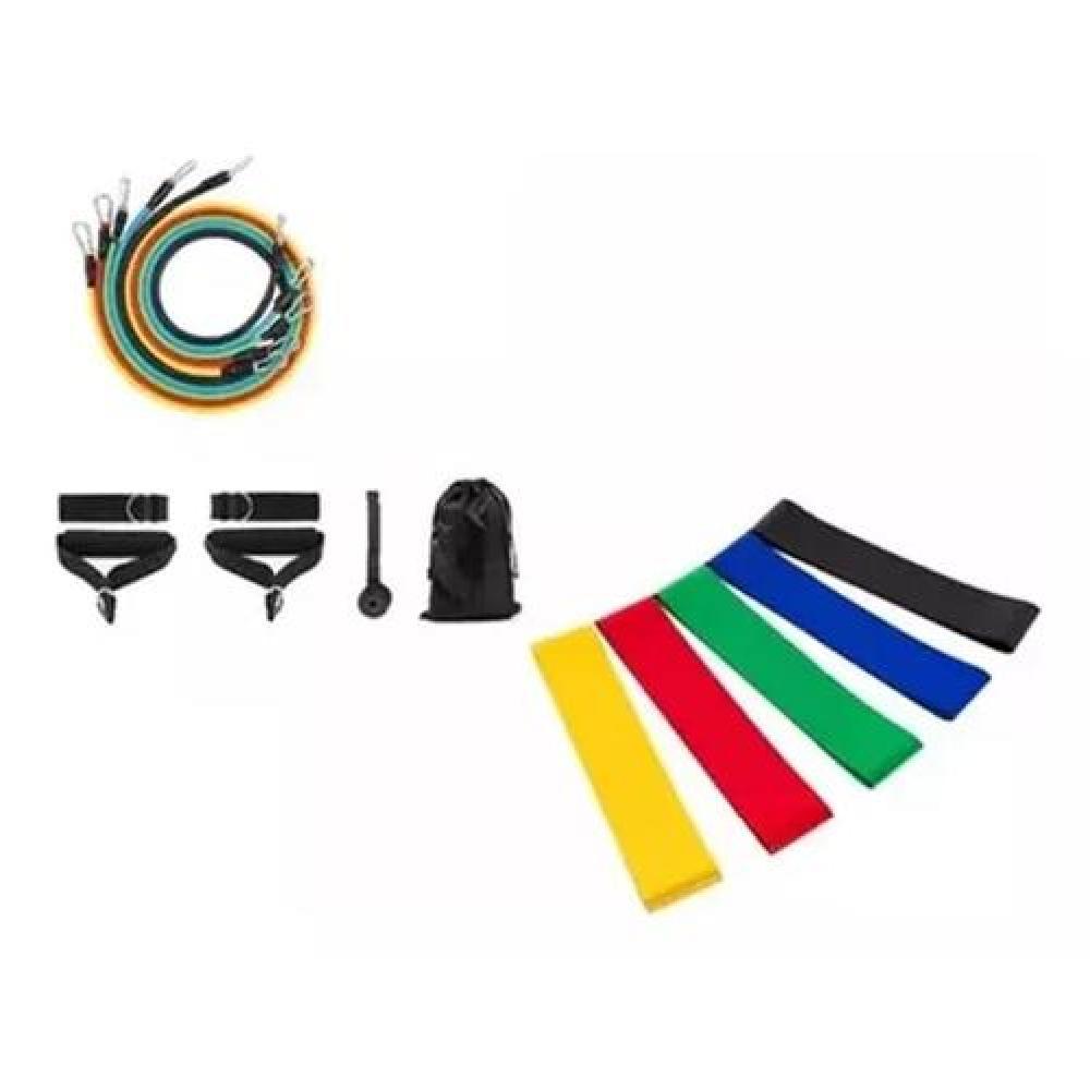 PACK SET LIGAS DE EJERCICIOS+ BANDAS DE RESISTENCIA FIT - 2