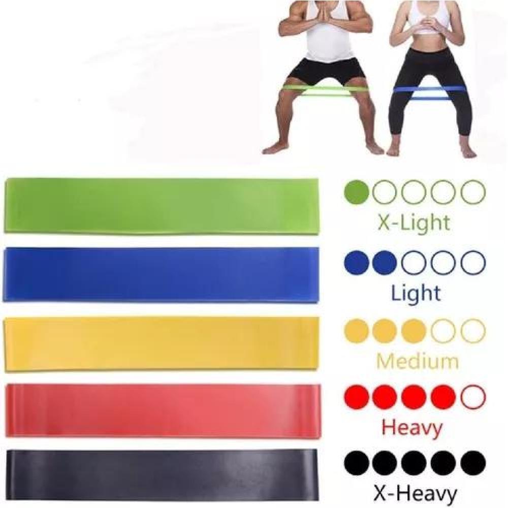 PACK SET LIGAS DE EJERCICIOS+ BANDAS DE RESISTENCIA FIT - 6