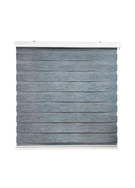 CORTINA ROLLER DUO ZEBRA DÍA NOCHE 150X200CM GRIS JASPEADO - 1