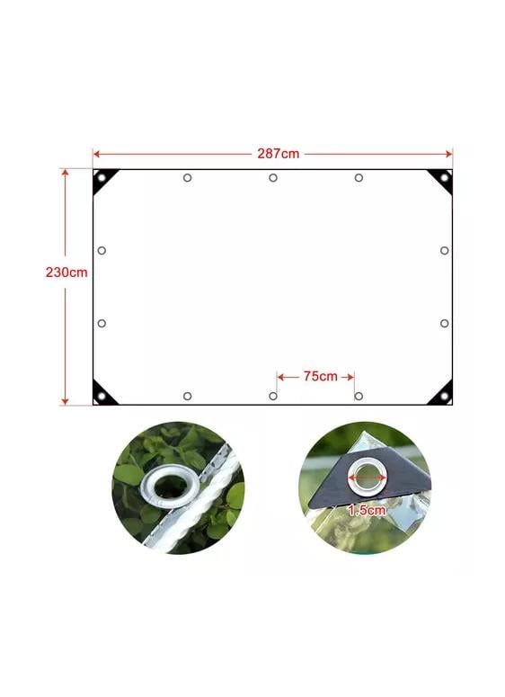 CORTINA PVC ROLLER CIERRE DE TERRAZA TRANSPARENTE 3M × 2M - 3