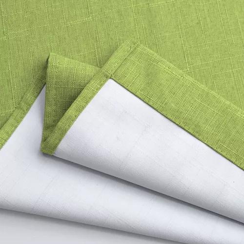 CORTINA LINO CON BLACKOUT ENGOMADO TÉRMICA 140X220 VERDE - 3