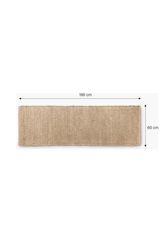 ALFOMBRA PASILLO YUTE SAHARA 190CM CRUDO - 4