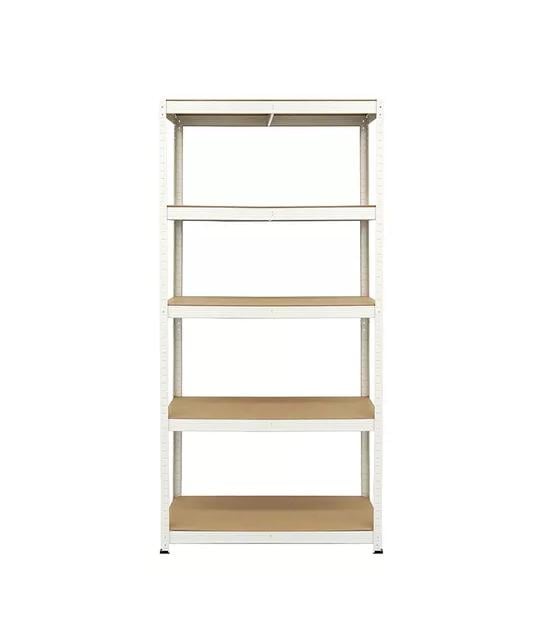 ESTANTE METÁLICO 150X70X30 REPISAS 5 BLANCO - 2