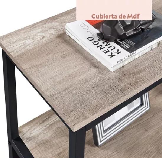 ARRIMO TRES NIVELES, MADERA GRISÁCEA - 4
